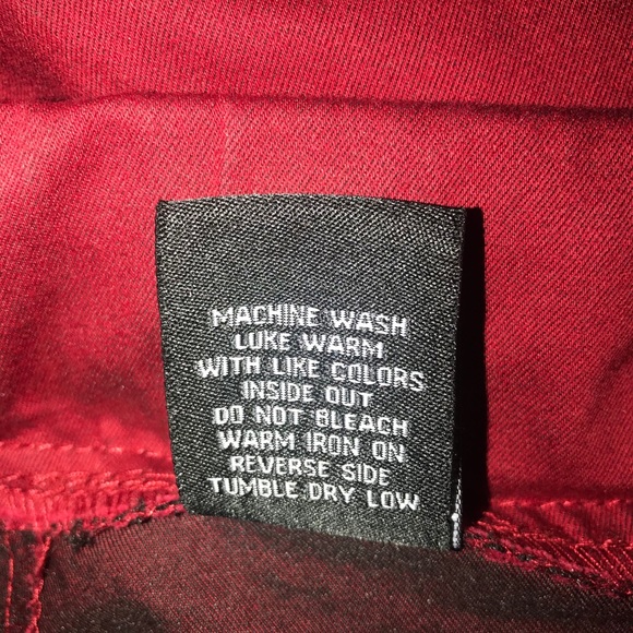 Size 5-6 Red Jeans / Elastic & Stretchy waist band - Picture 8 of 8